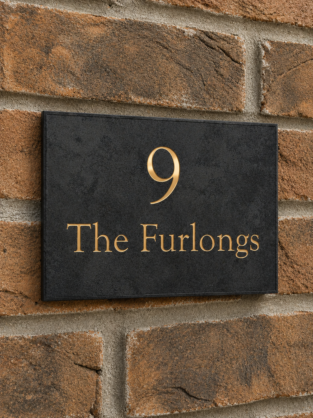 Smooth Slate House Sign