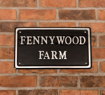 Rectangle House Sign