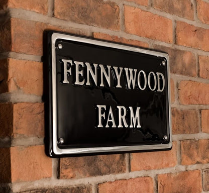 Rectangle House Sign