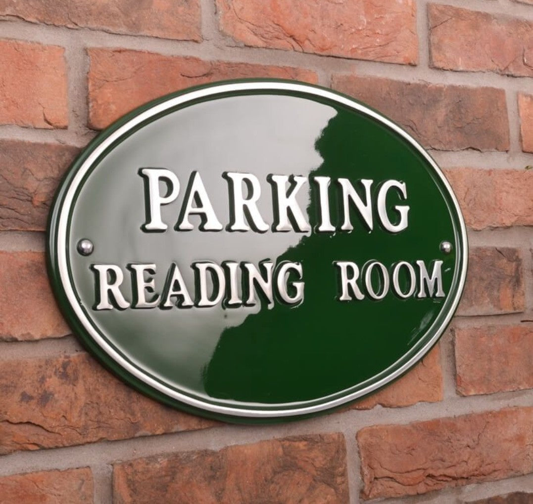Oval House Sign