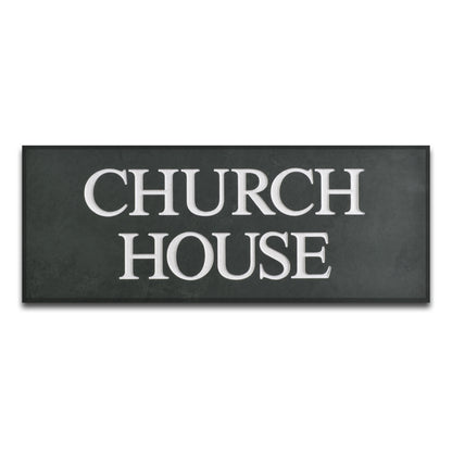 Smooth Slate House Sign
