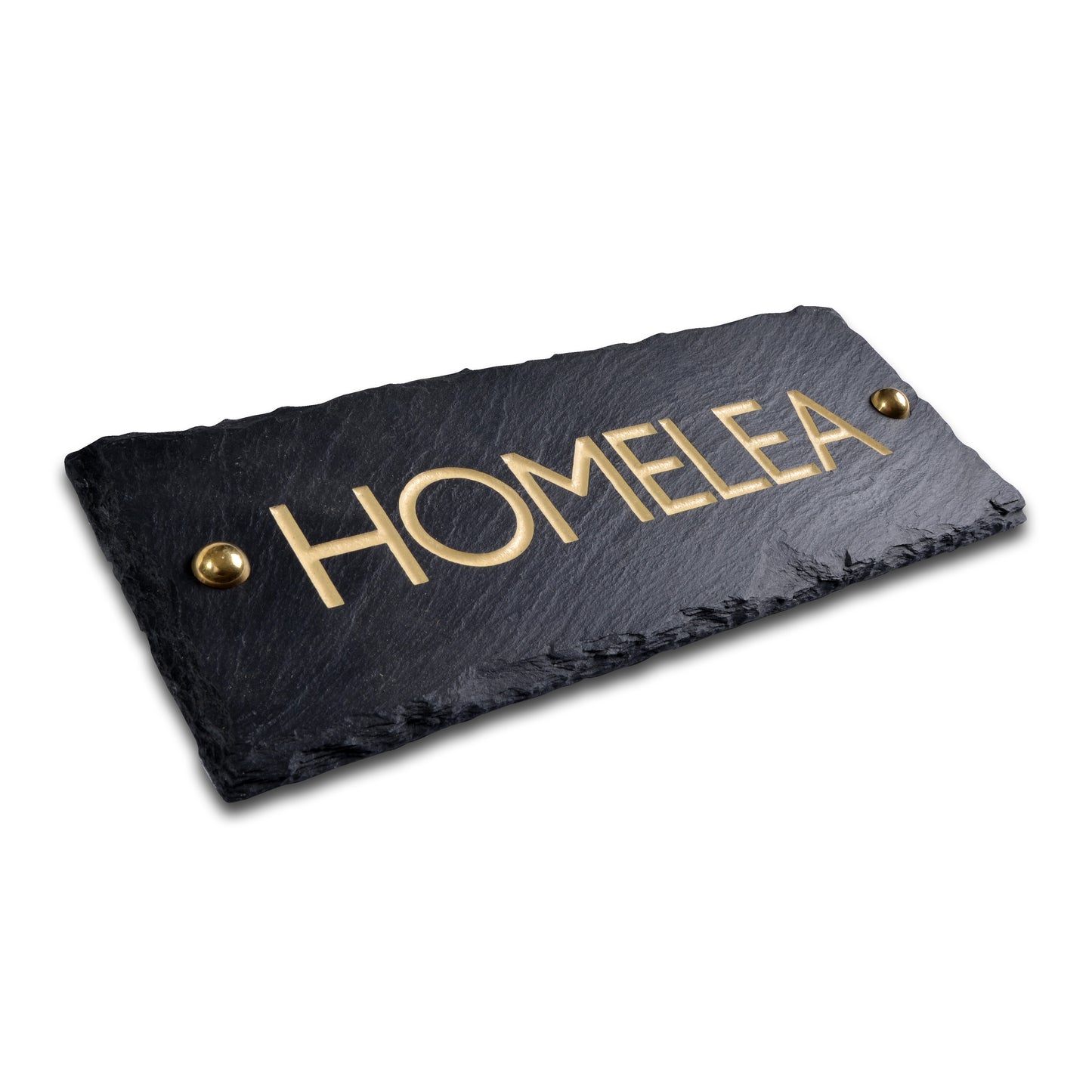 Rustic Slate House Sign