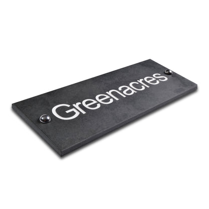 Smooth Slate House Sign