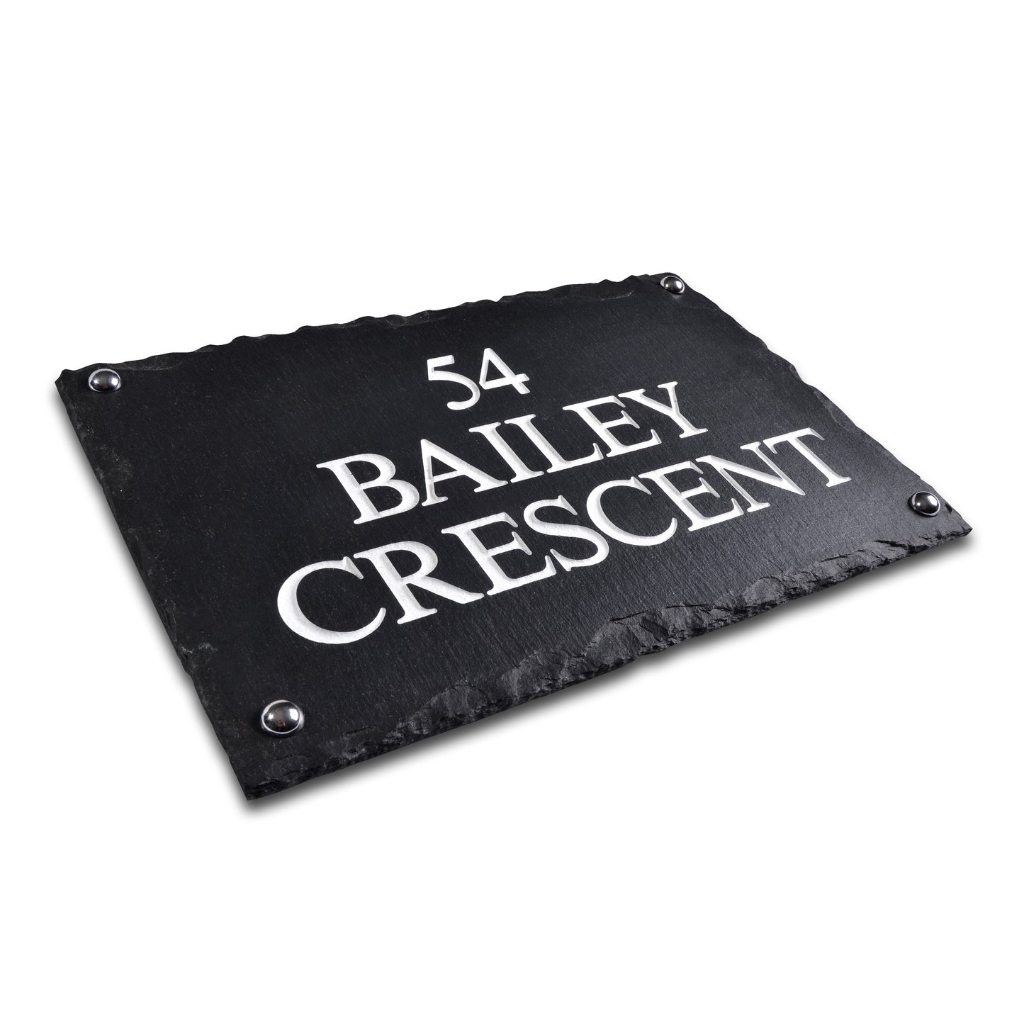 Rustic Slate House Sign