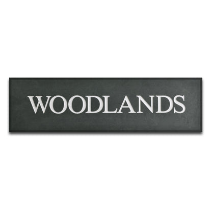 Smooth Slate House Sign