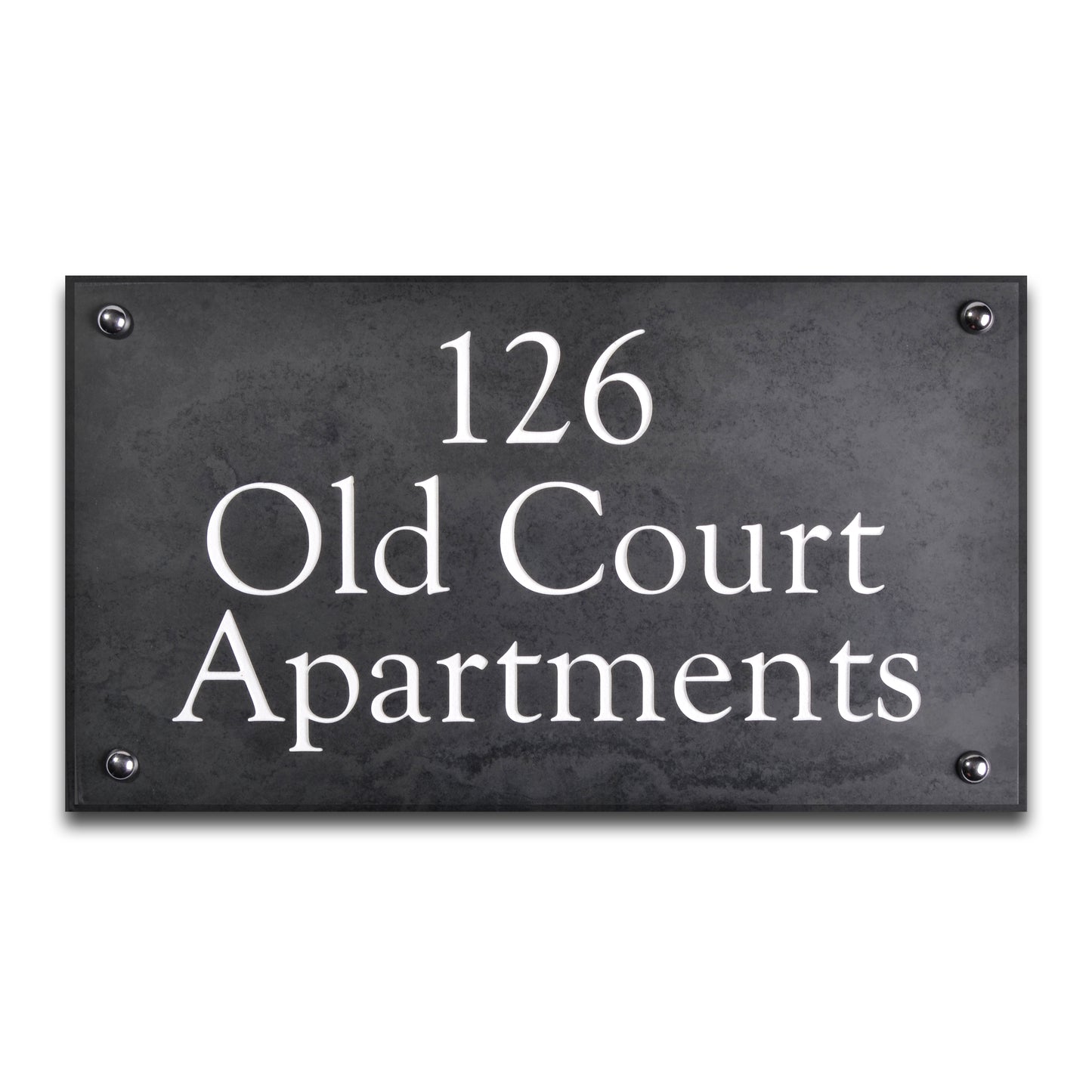 Smooth Slate House Sign