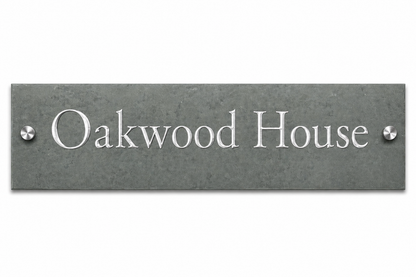 Smooth Slate House Sign
