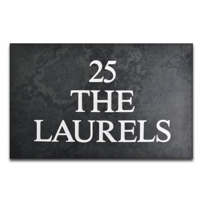 Smooth Slate House Sign