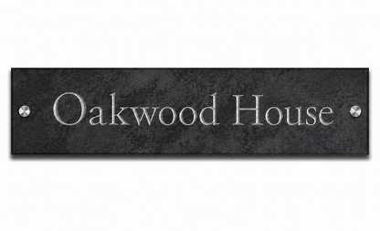 Smooth Slate House Sign