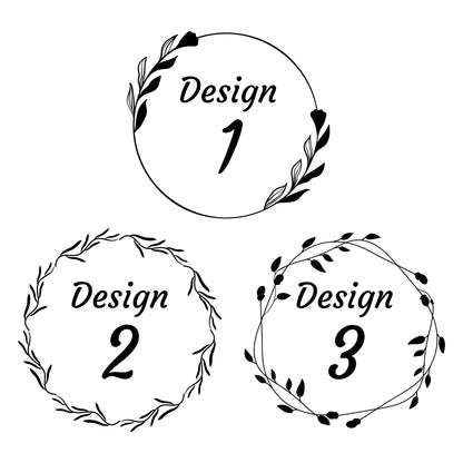 Round Ceramic House Sign 24cm