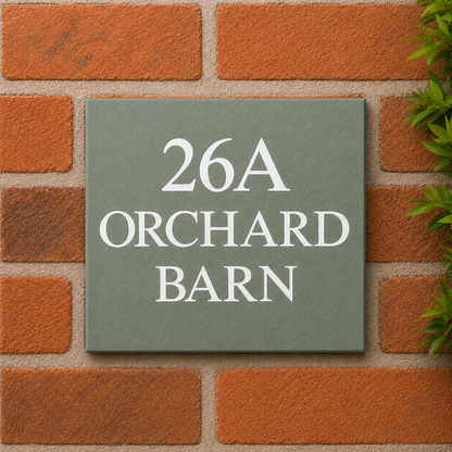 Smooth Slate House Sign