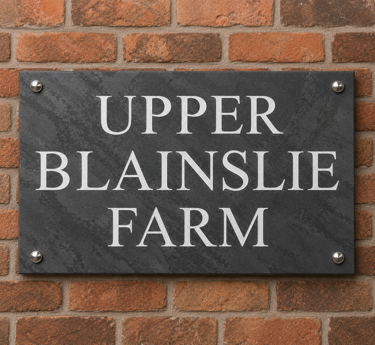 Smooth Slate House Sign
