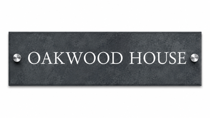 Smooth Slate House Sign