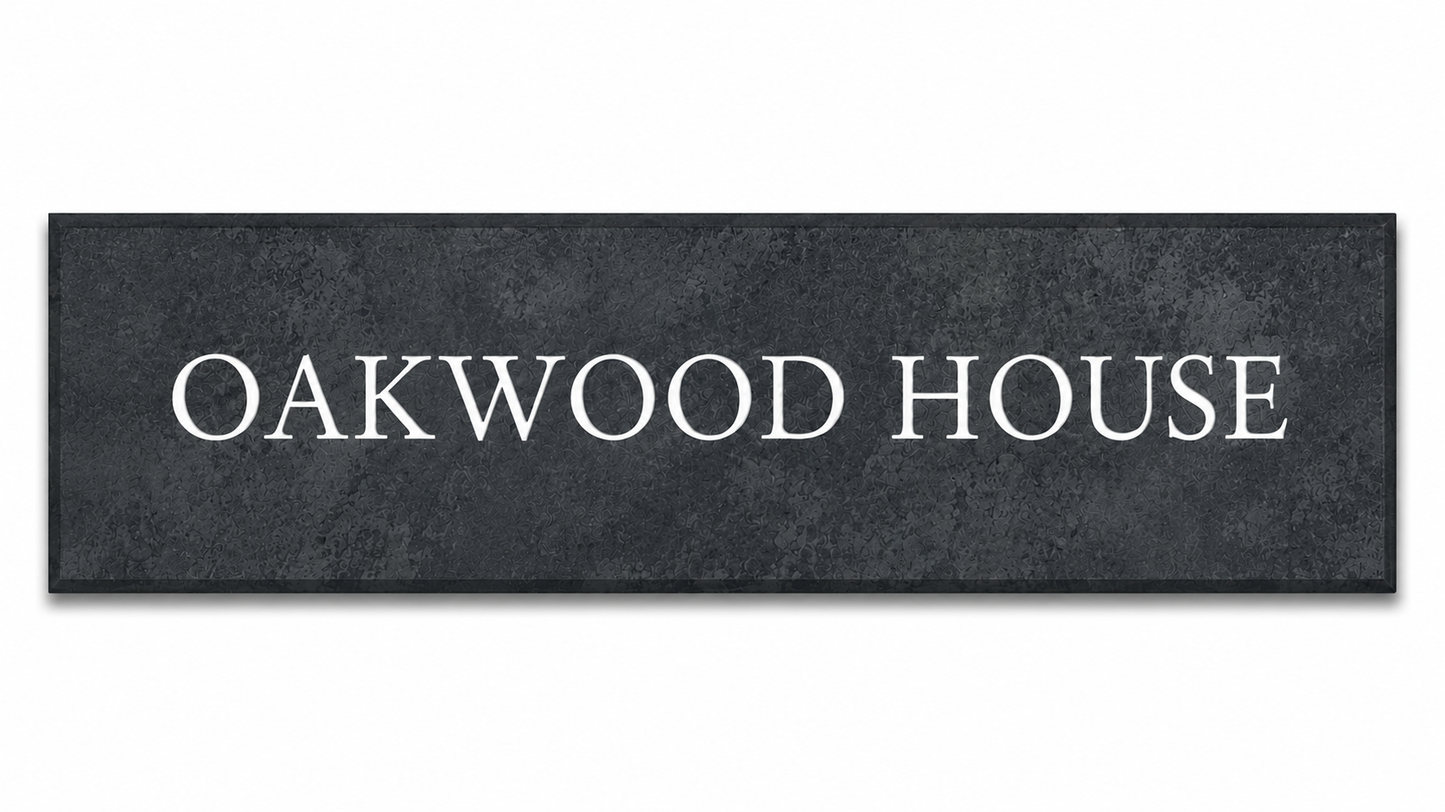 Smooth Slate House Sign