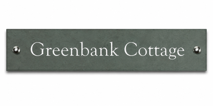 Smooth Slate House Sign