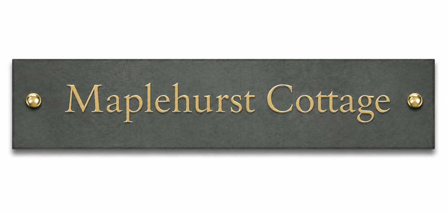 Smooth Slate House Sign