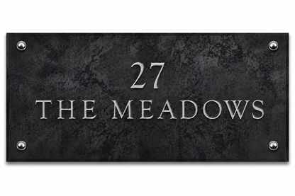 Smooth Slate House Sign