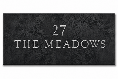 Smooth Slate House Sign