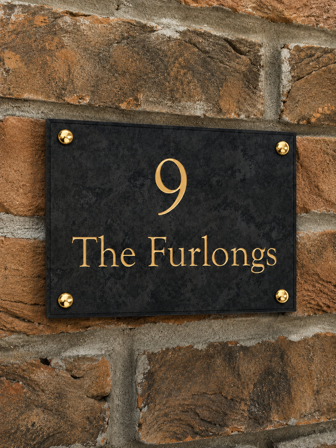 Smooth Slate House Sign