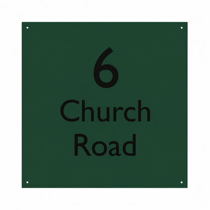 Acrylic House Sign - Square