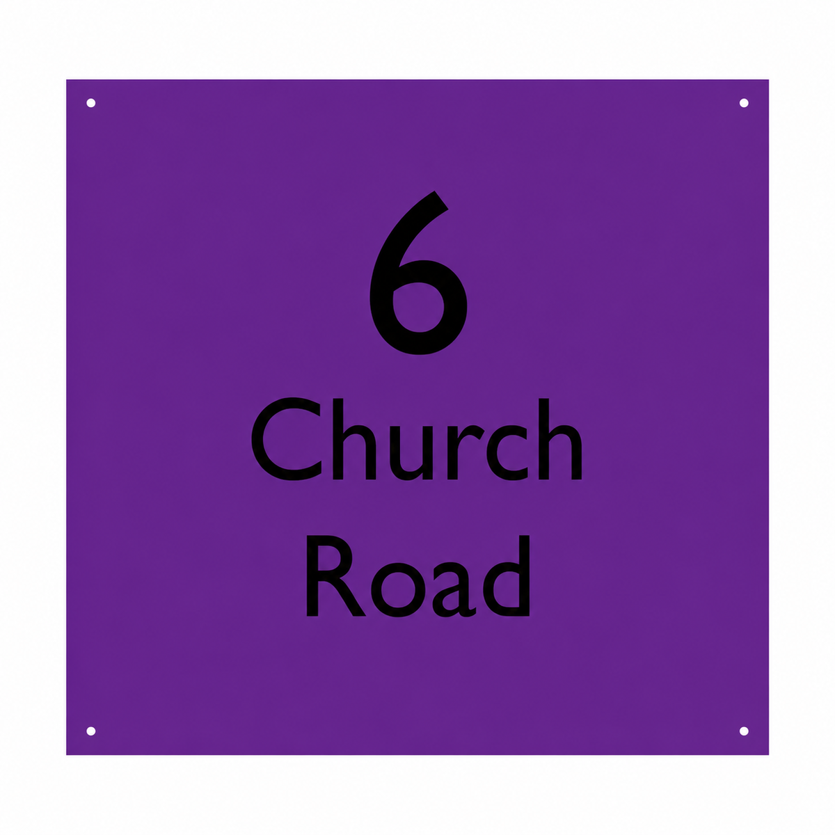 Acrylic House Sign - Square