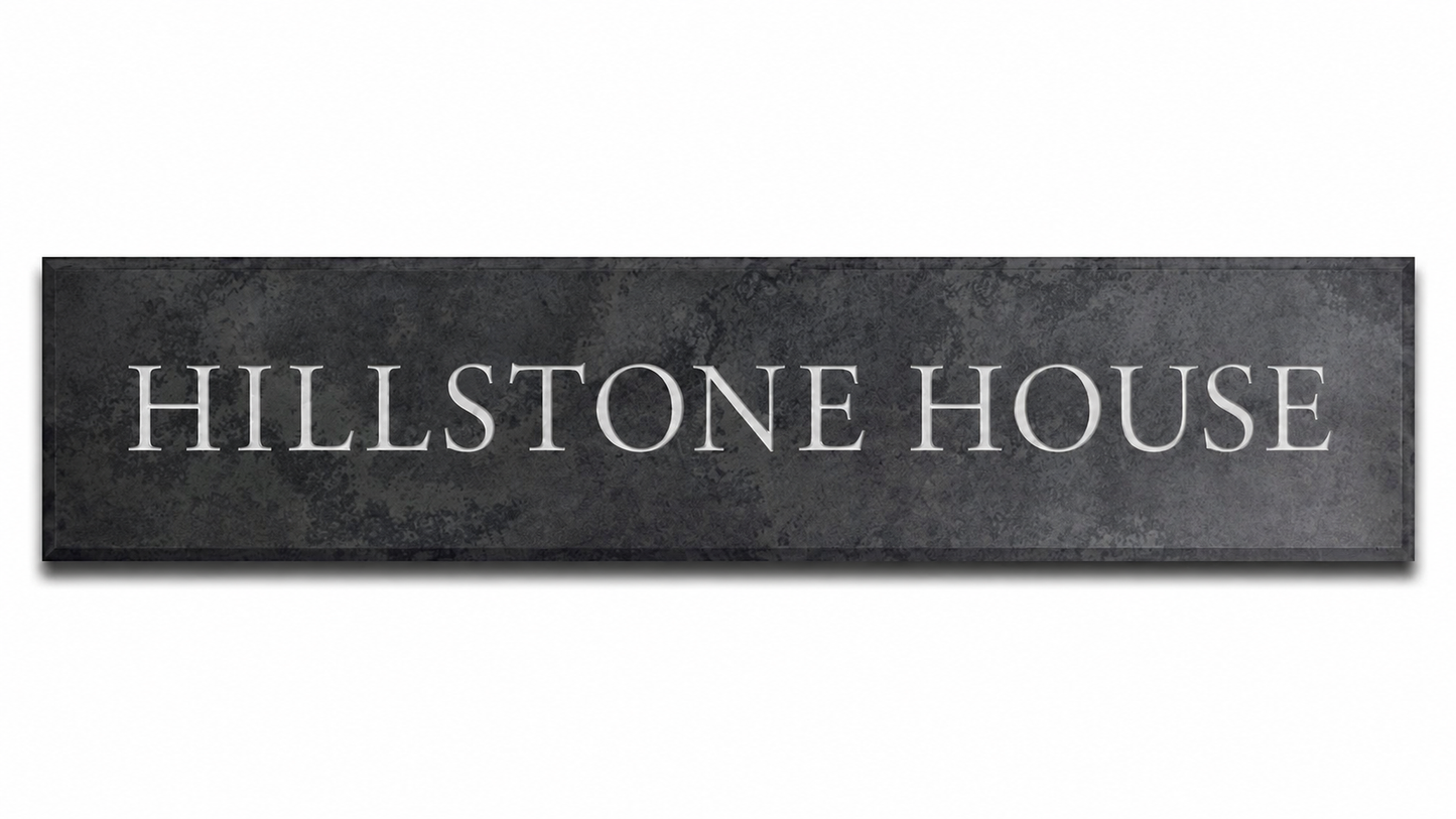 Smooth Slate House Sign