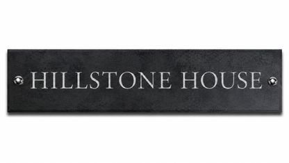 Smooth Slate House Sign
