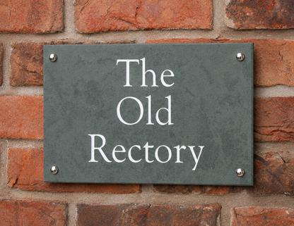 Smooth Slate House Sign
