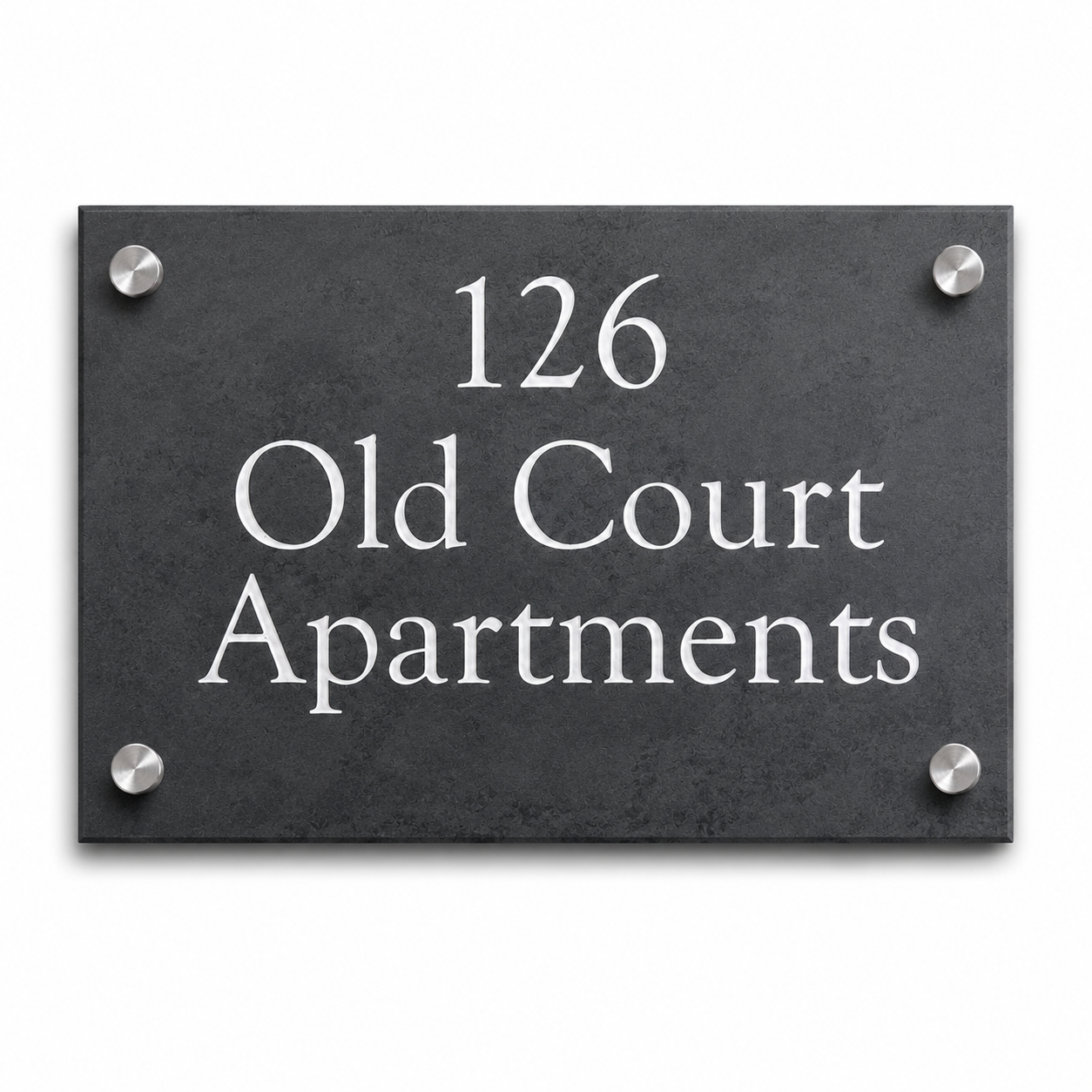 Smooth Slate House Sign