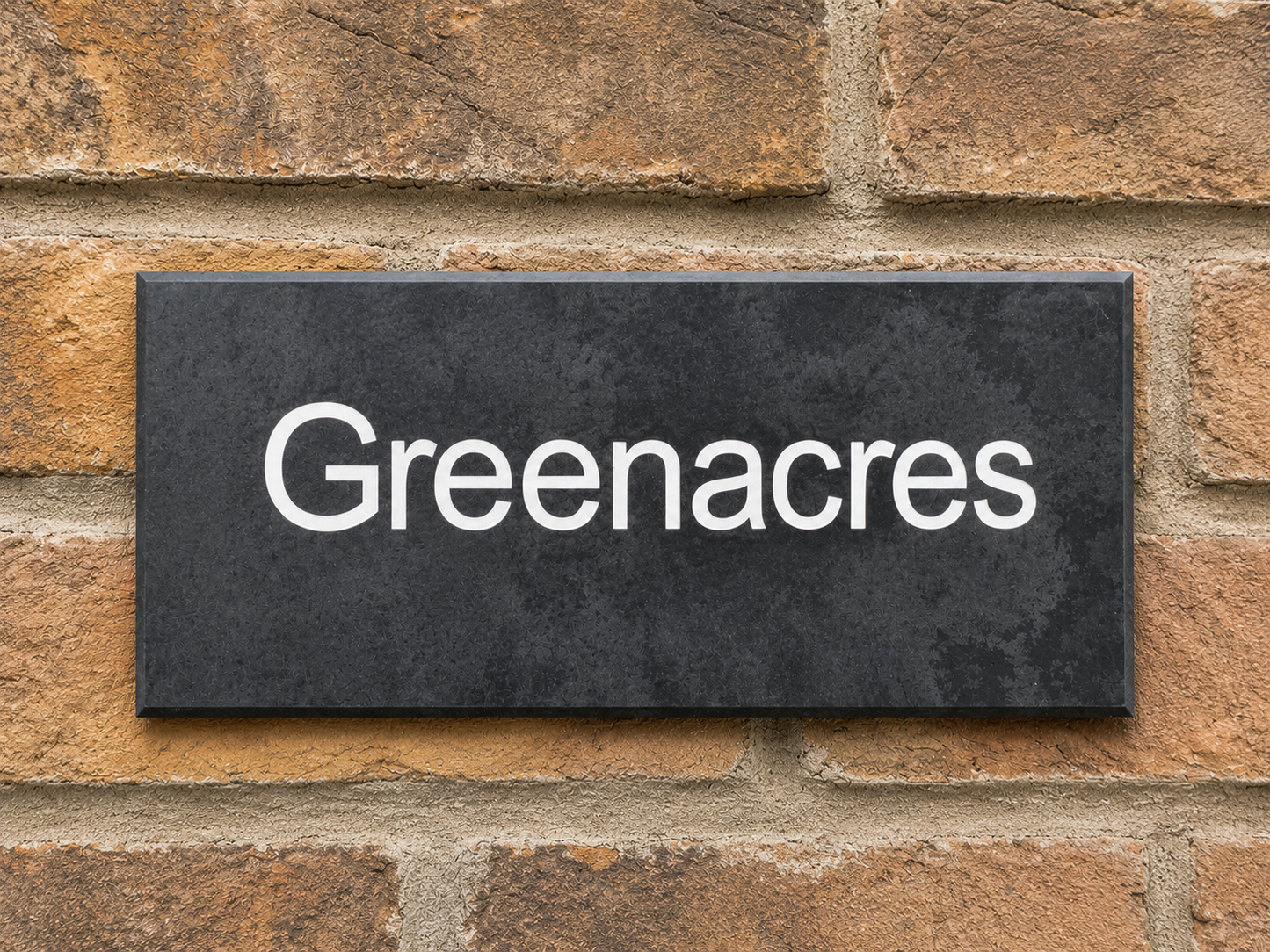 Smooth Slate House Sign