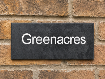 Smooth Slate House Sign