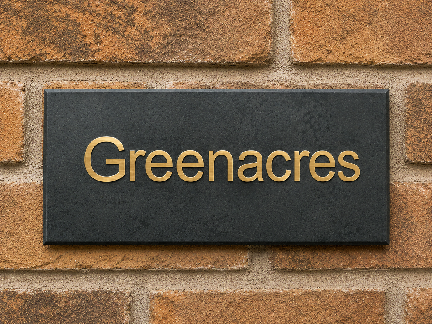 Smooth Slate House Sign