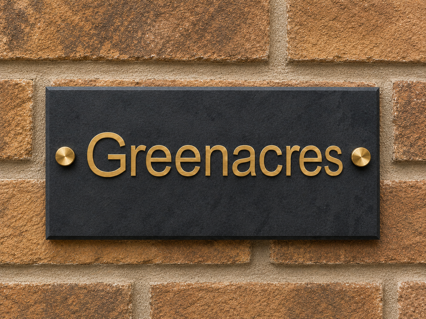 Smooth Slate House Sign