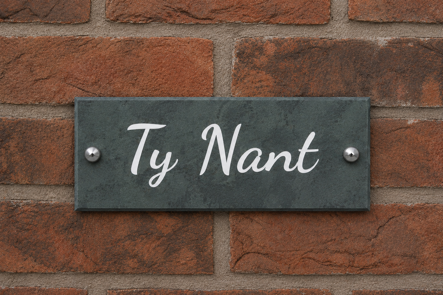 Smooth Slate House Sign