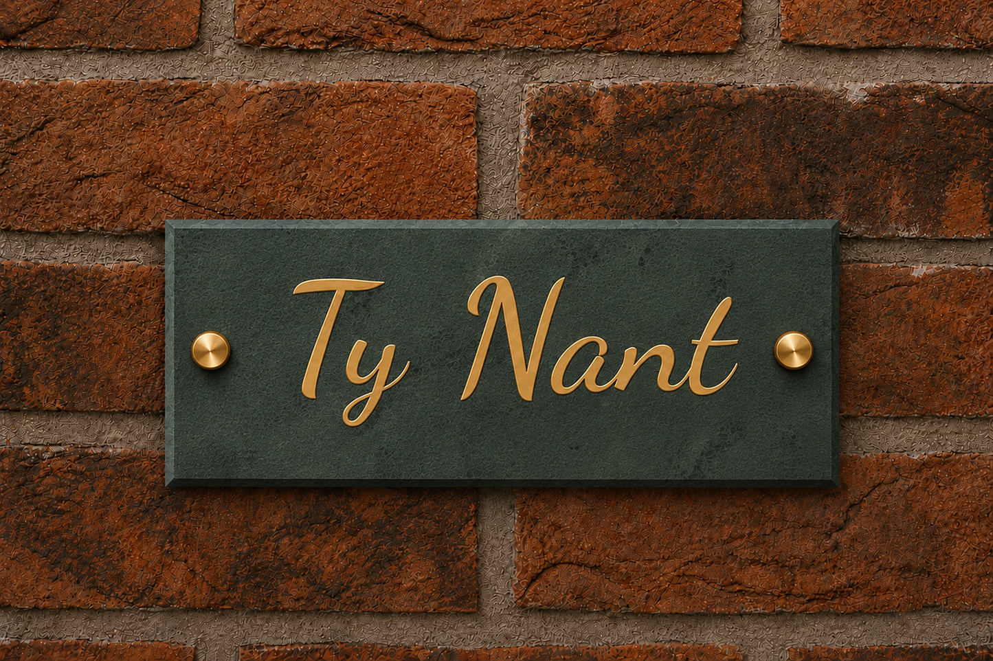 Smooth Slate House Sign