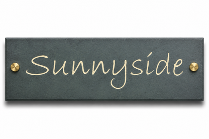 Smooth Slate House Sign