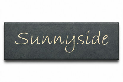 Smooth Slate House Sign