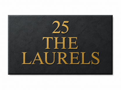 Smooth Slate House Sign