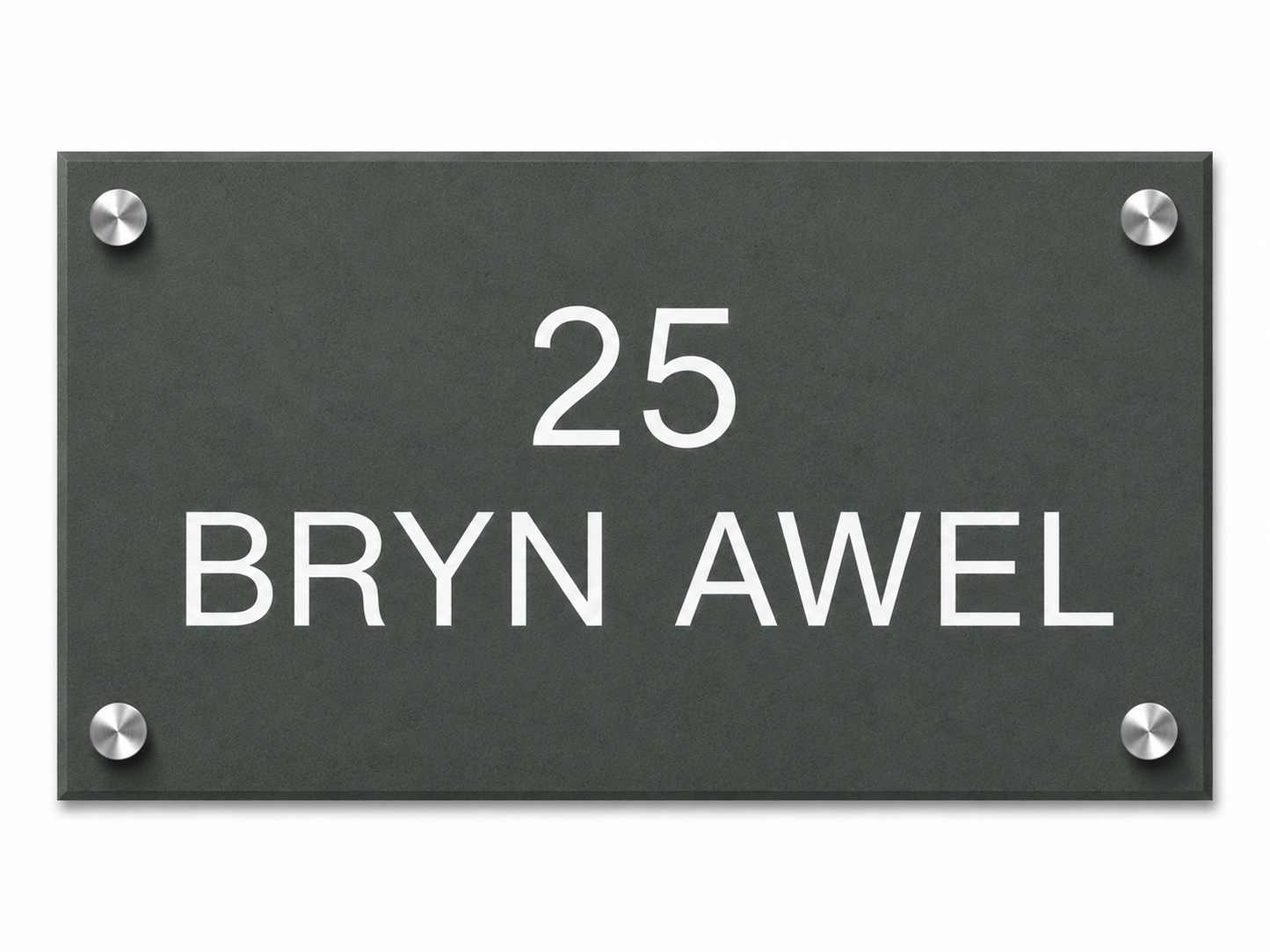 Smooth Slate House Sign