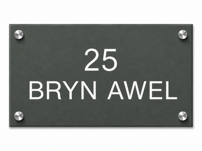 Smooth Slate House Sign