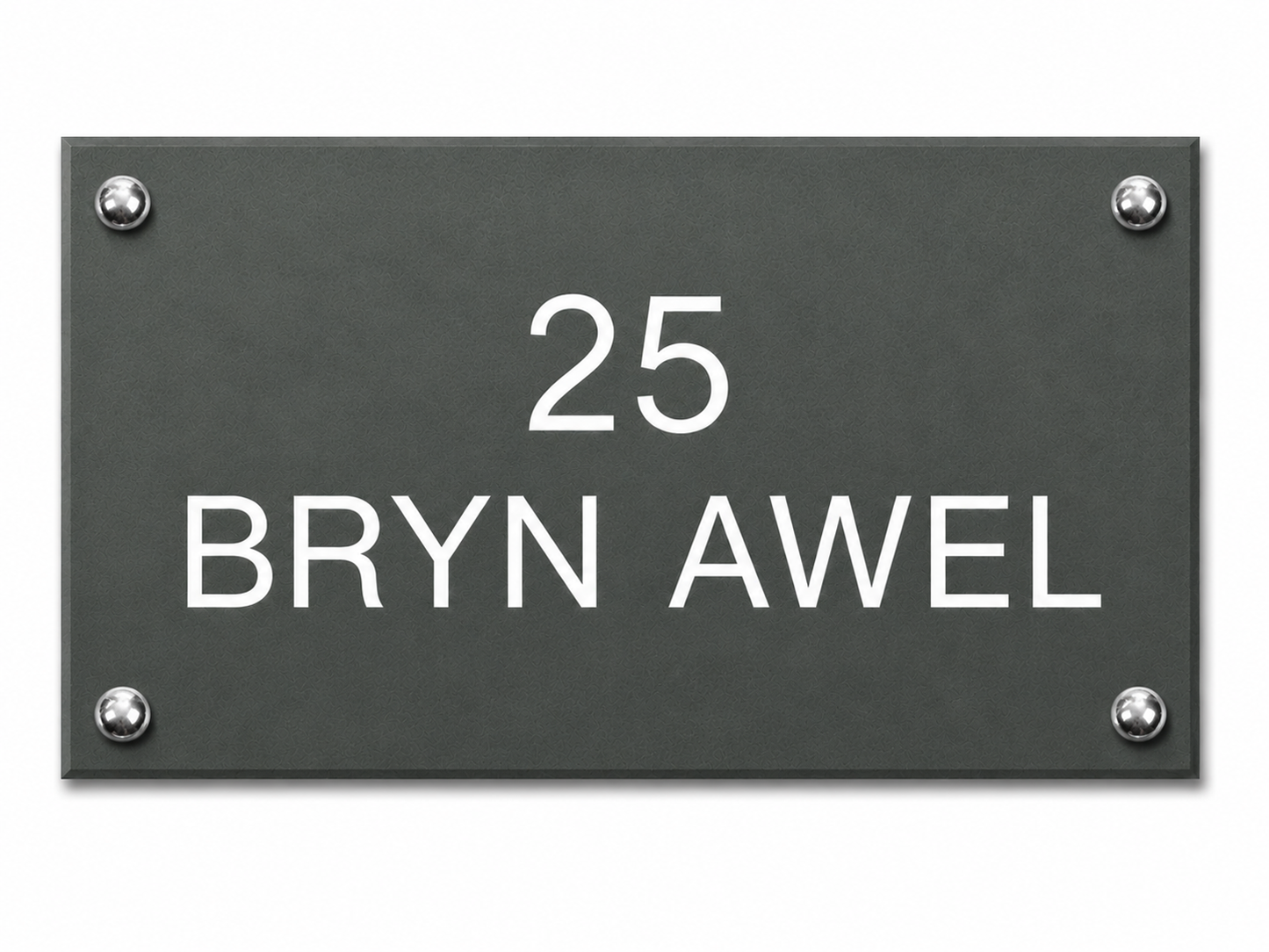 Smooth Slate House Sign