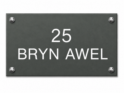 Smooth Slate House Sign