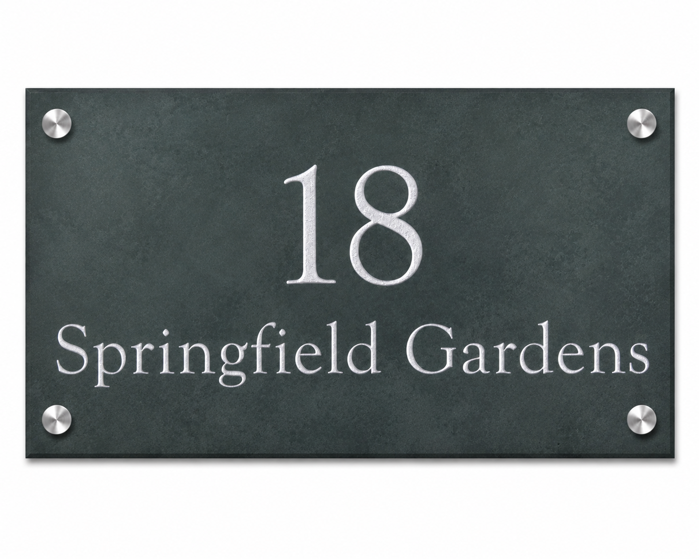 Smooth Slate House Sign