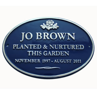 Oval House Sign