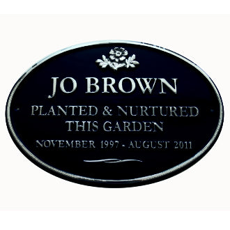 Oval House Sign