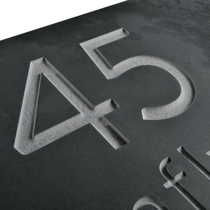 Smooth Slate House Sign