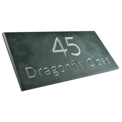 Smooth Slate House Sign