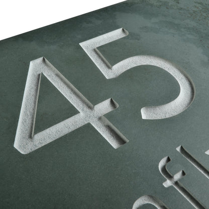Smooth Slate House Sign