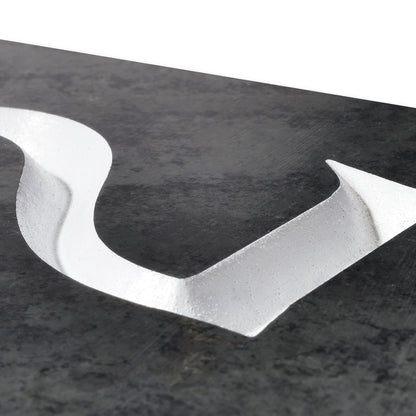 Slate House Number V-carved With White Infill Numbers from 1-99