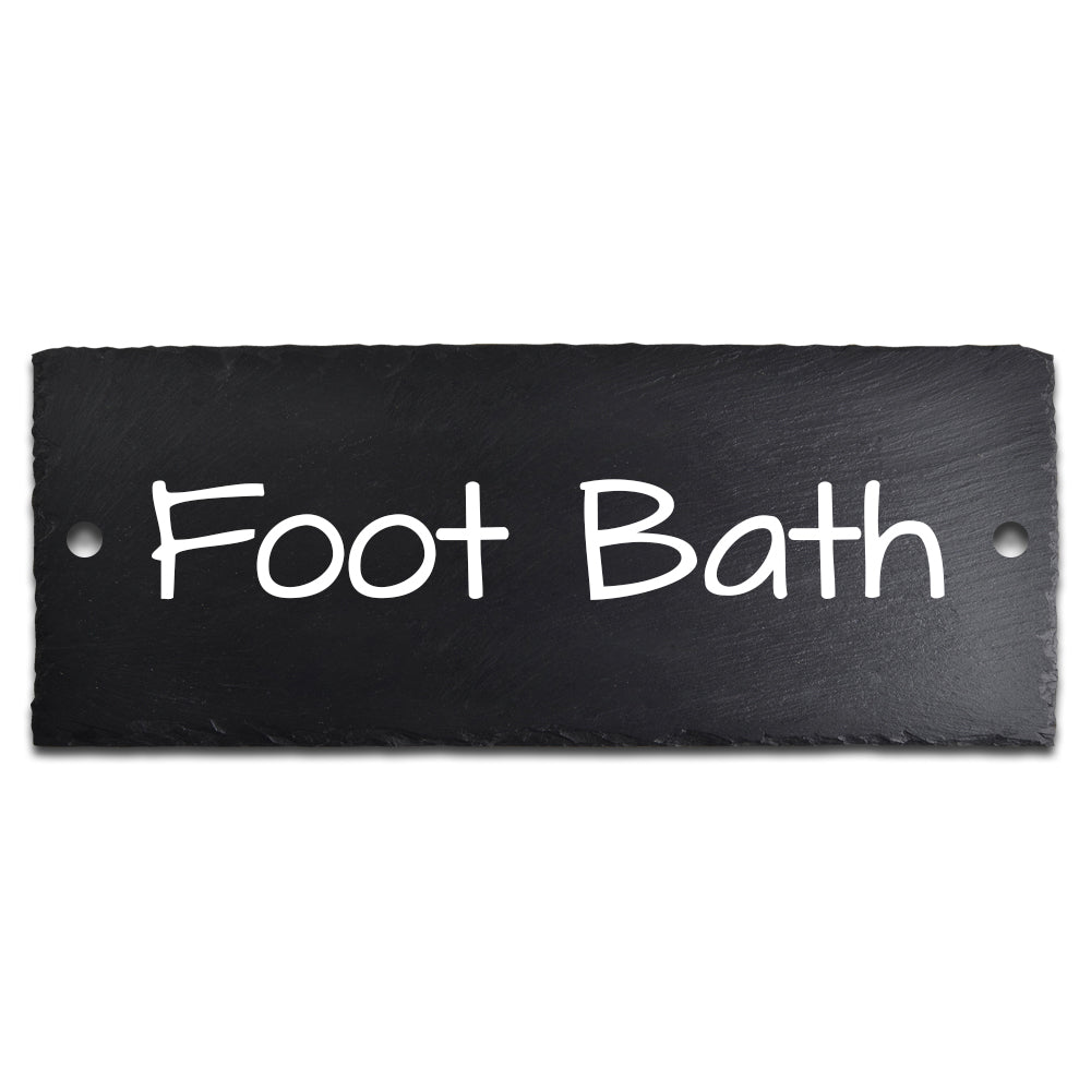 Rustic Slate House Sign